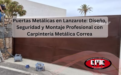 Puertas metálicas en Lanzarote: seguridad, diseño y trabajos personalizados